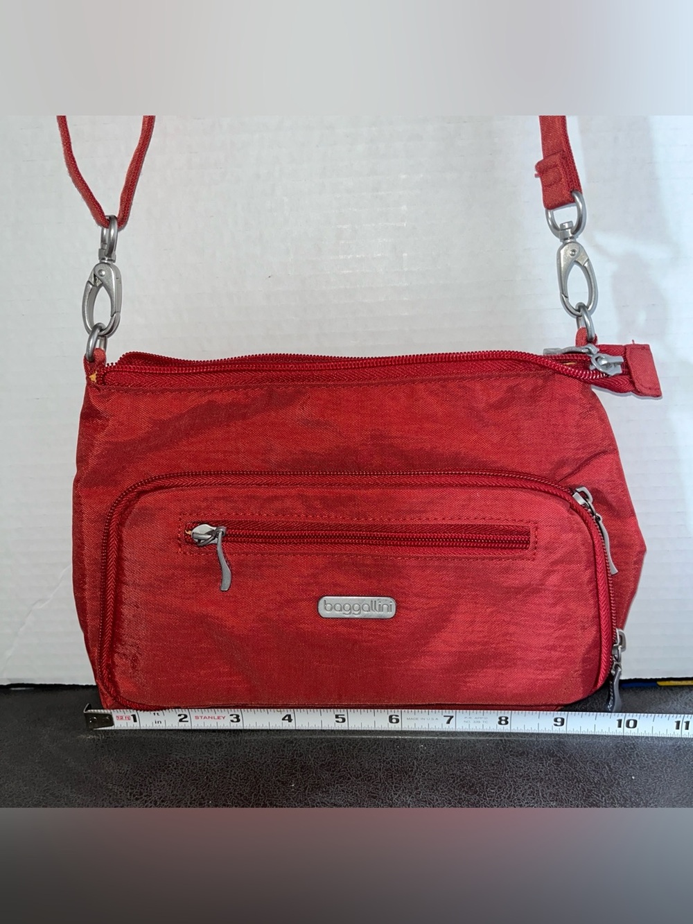 Baggallini Original Everyday crossbody Bag purse organizer Terracotta Orange